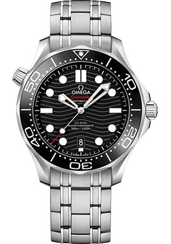 Omega Seamaster Diver 300M Co-Axial Master Chronometer Watch - 42 mm Steel Case - Unidirectional Bezel - Black Ceramic Dial - 210.30.42.20.01.001 - product image 1 of 1