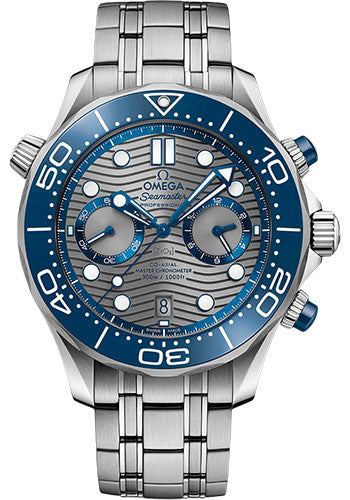 Omega Seamaster Diver 300M Omega Co-Axial Master Chronometer Chronograph - 44 mm Steel Case - Grey Dial - 210.30.44.51.06.001 - product image 1 of 1
