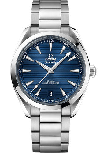 Omega Seamaster Aqua Terra 150M OMEGA Co-Axial Master Chronometer - 41 mm Steel Case - Blue Dial - 220.10.41.21.03.004 - product image 1 of 1