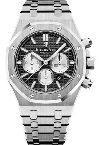 Audemars Piguet Royal Oak Chronograph reference 26331ST.OO.1220ST.02, straight-on front view