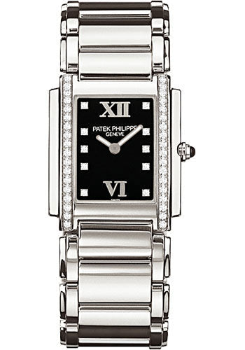 Patek Philippe Twenty~4 4910/10A-001, straight-on front view