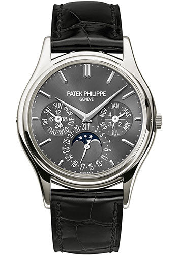 Patek Philippe Perpetual Calendar 5140P-017, straight-on front view