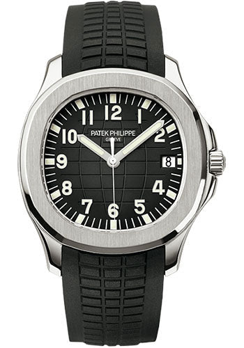 Patek Philippe Aquanaut 5167A-001, straight-on front view