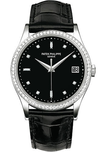 Patek Philippe Calatrava 5297G-001, straight-on front view