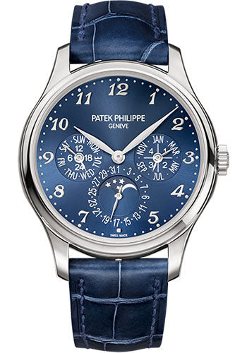 Patek Philippe Perpetual Calendar 5327G-001, straight-on front view