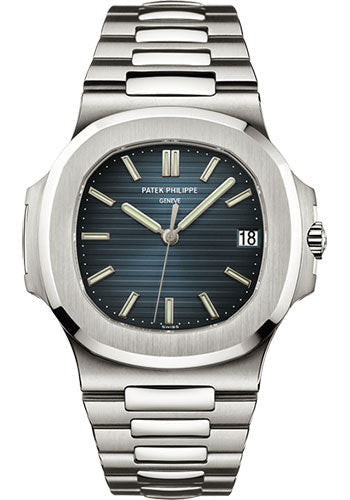 Patek Philippe Nautilus 5711/1A-010, straight-on front view