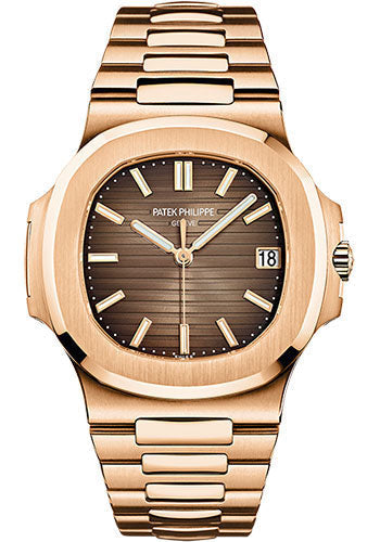 Patek Philippe Nautilus 5711/1R-001, straight-on front view