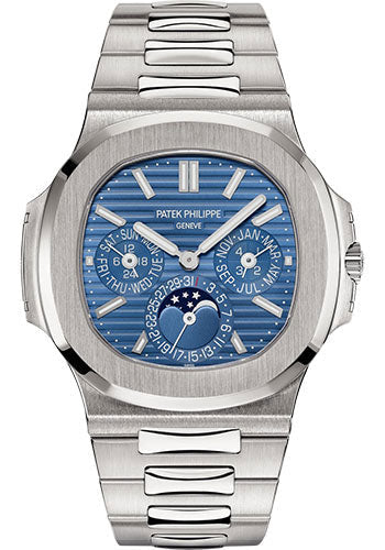 Patek Philippe Nautilus 5740/1G-001, straight-on front view