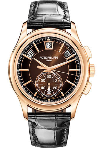 Patek Philippe Complications Flyback Chronograph Annual Calendar Brown Dial 5905R-001