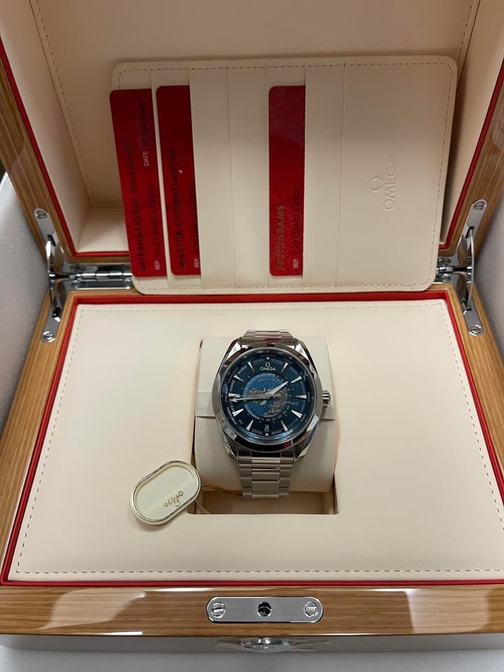 Omega Aqua Terra GMT Worldtimer 220.10.43.22.03.001